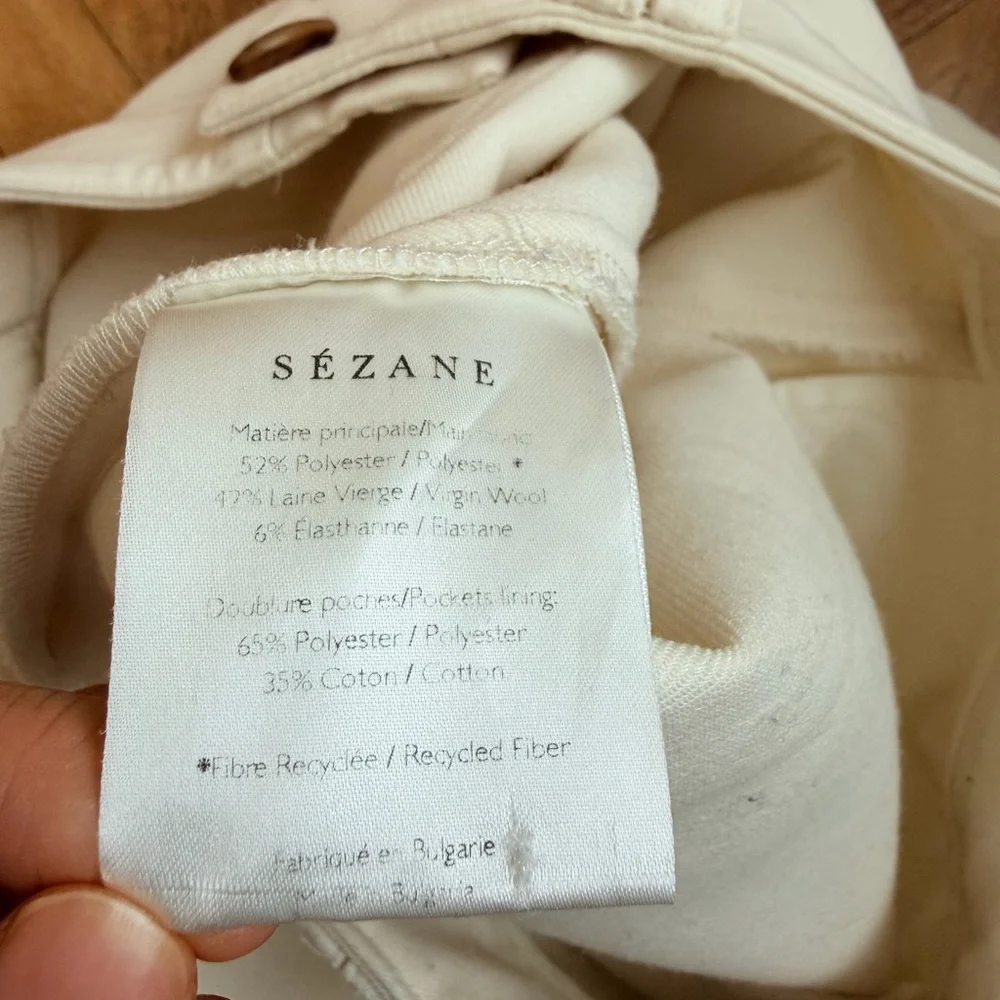Sezane Chuck Trousers Ecru - Picture 6 of 6